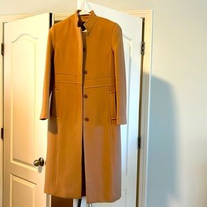 J Crew ladies wool long dress coat sz 2